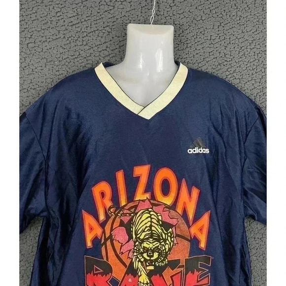 NWT Phoenix Suns Athletic Club Arizona Rage Jersey LARGE Adidas Reversible Blue - Picture 11 of 11